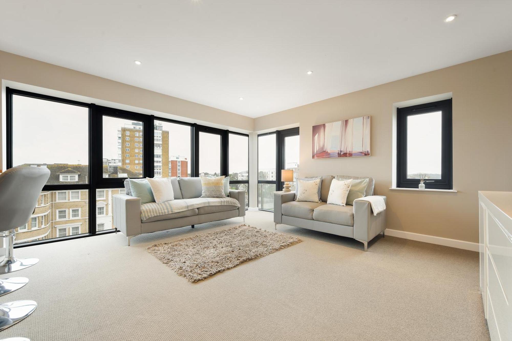 ボーンマスWestcliff Penthouse With Sea Views And Balconyアパートメント エクステリア 写真